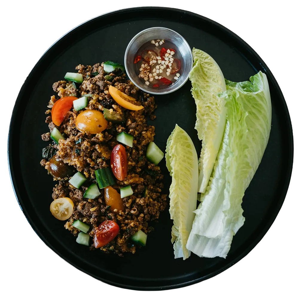 Crispy Rice Lettuce Wraps