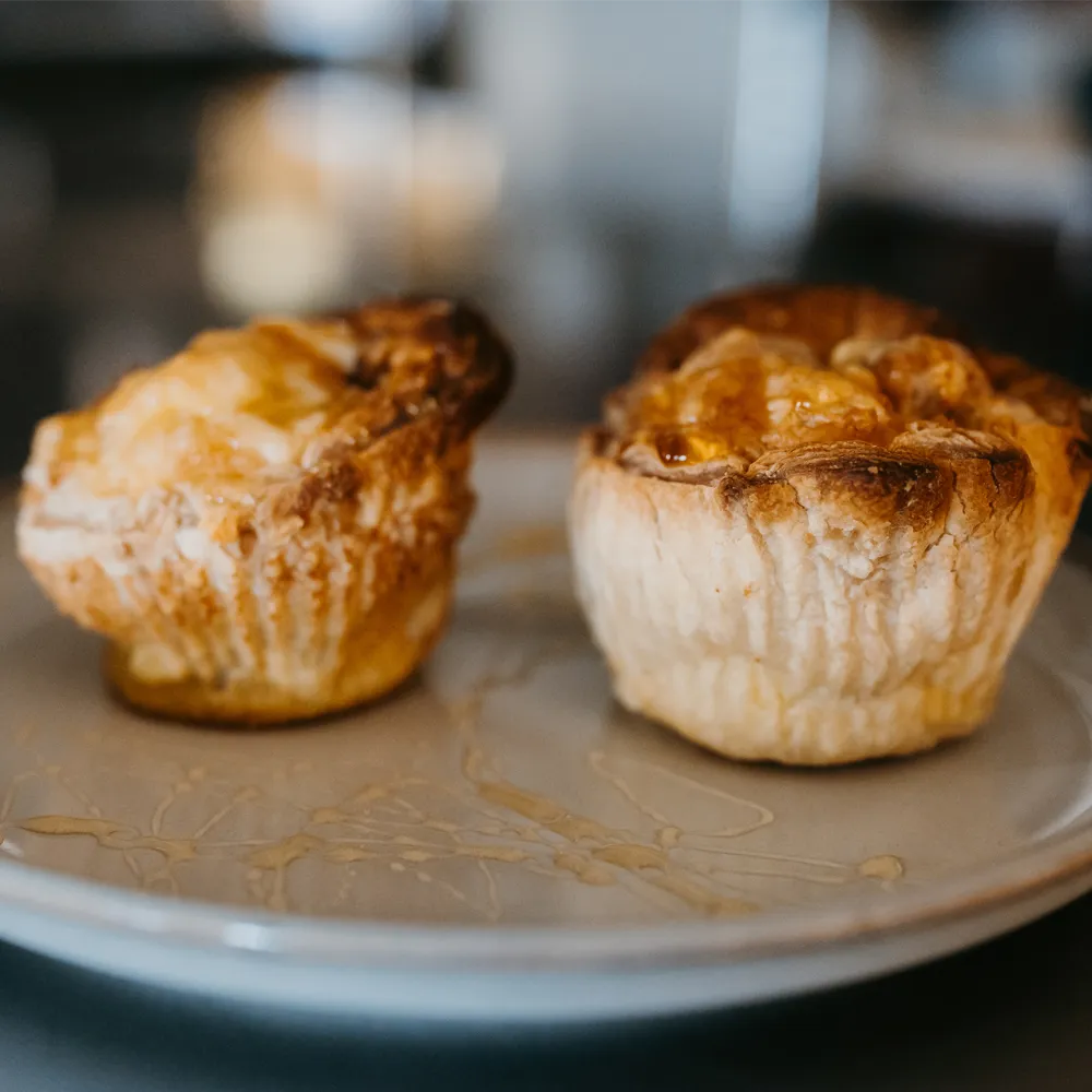 Pork Belly Egg Bites w/ Hot Honey